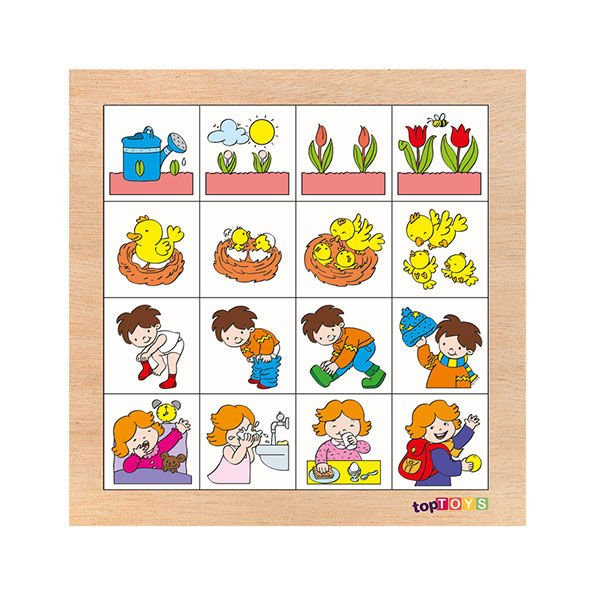 Chiva Hikayeyi Sırala Ahşap Puzzle