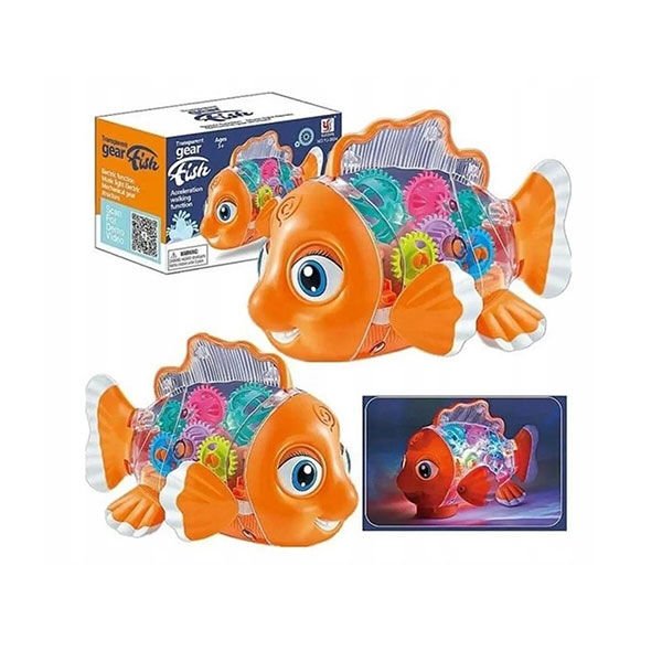 Can Ali I-YJ-3034 Pilli Işıklı Sesli Çarp Dön Balık