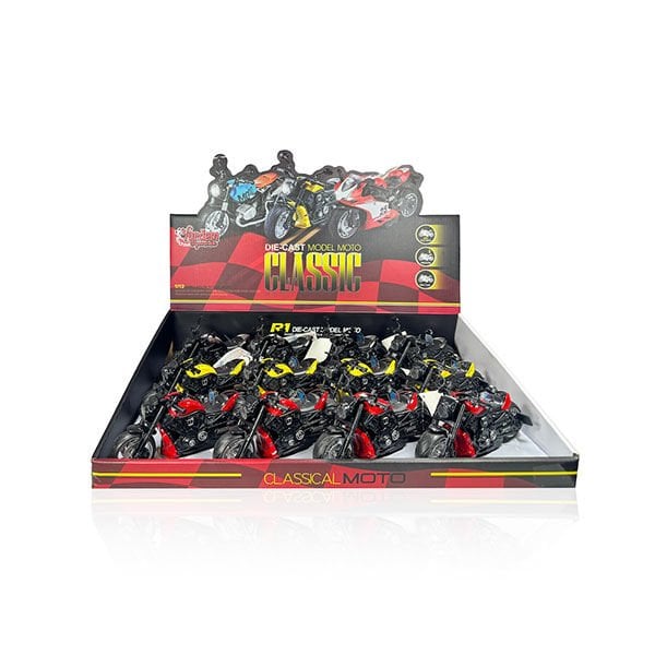 Vardem Die Cast Çek Bırak Işıklı Motosiklet