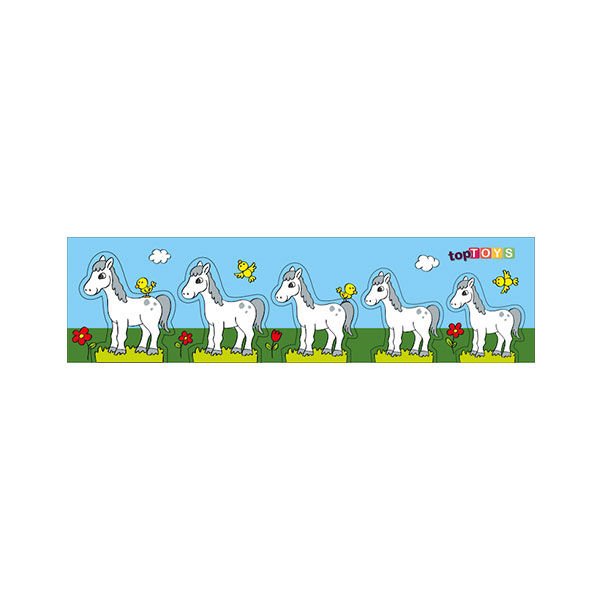 Chiva Büyükten Küçüğe Sıralama At Ahşap Puzzle