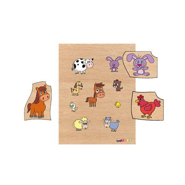 Chiva Bil Bakalım Kimin Yavrusu Ahşap Eşleştirme Puzzle