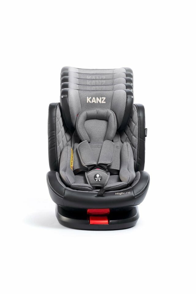 Kanz Highline 360 Derece Dönebilen Oto Koltuğu Gri
