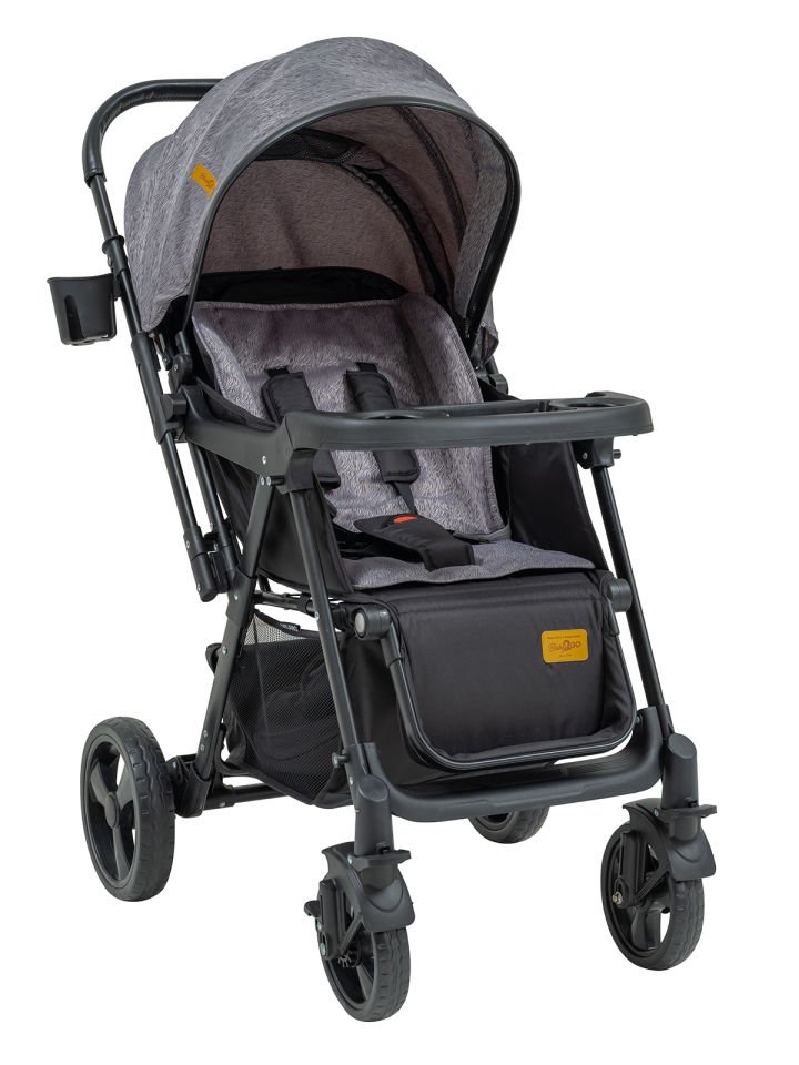 Baby2Go Milano Çift Yönlü Bebek Arabası Siyah