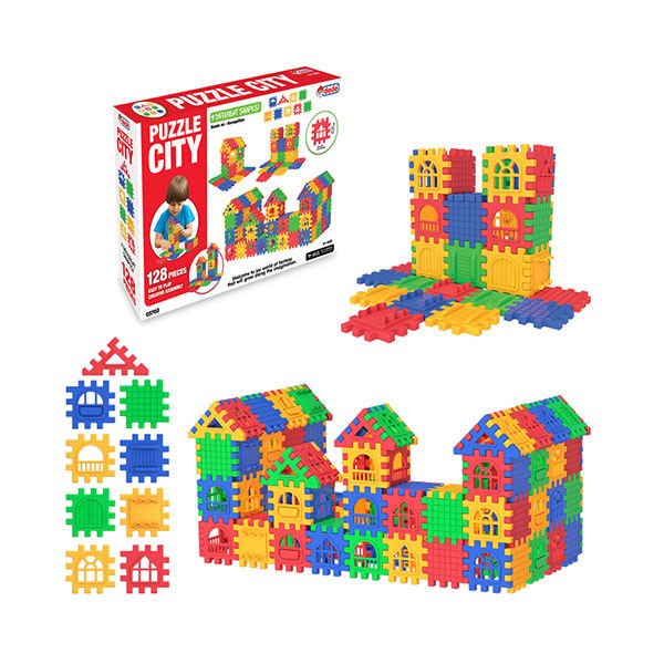 Dede Puzzle City 128 Parça