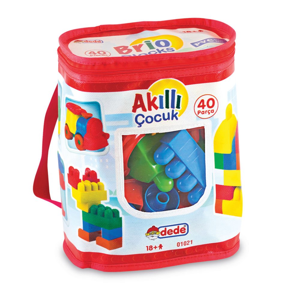 Dede Akıllı Çocuk 40 Parça Lego Seti