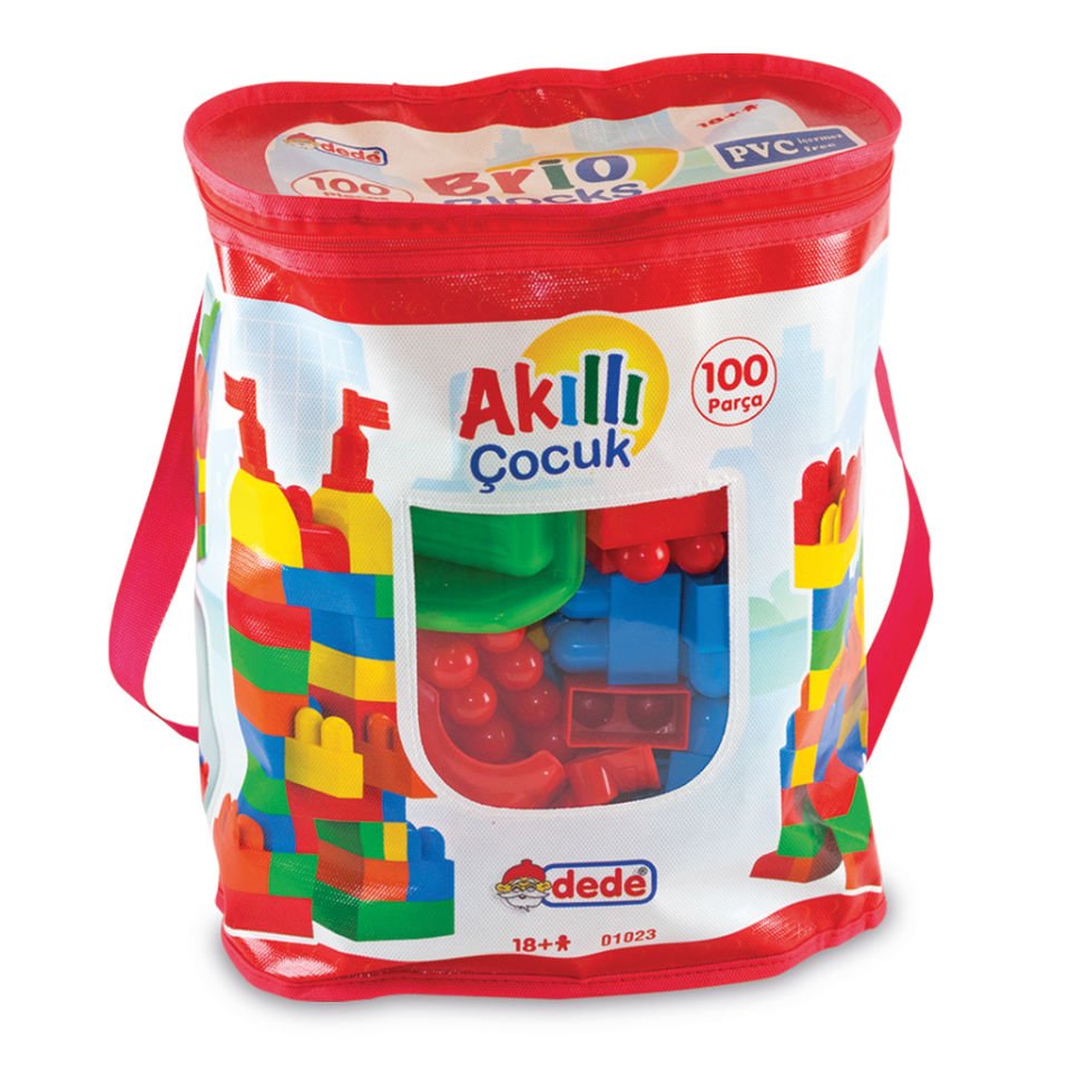 Dede Akıllı Çocuk 100 Parça Lego Seti