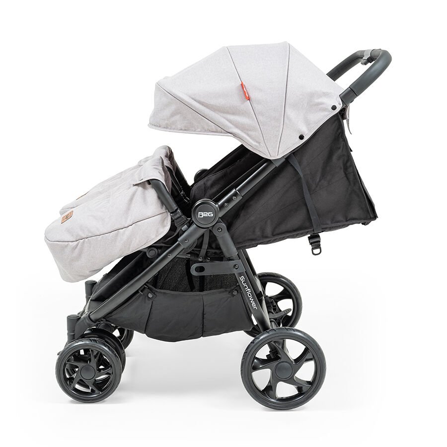 Baby2Go California İkiz Bebek Arabası Gri