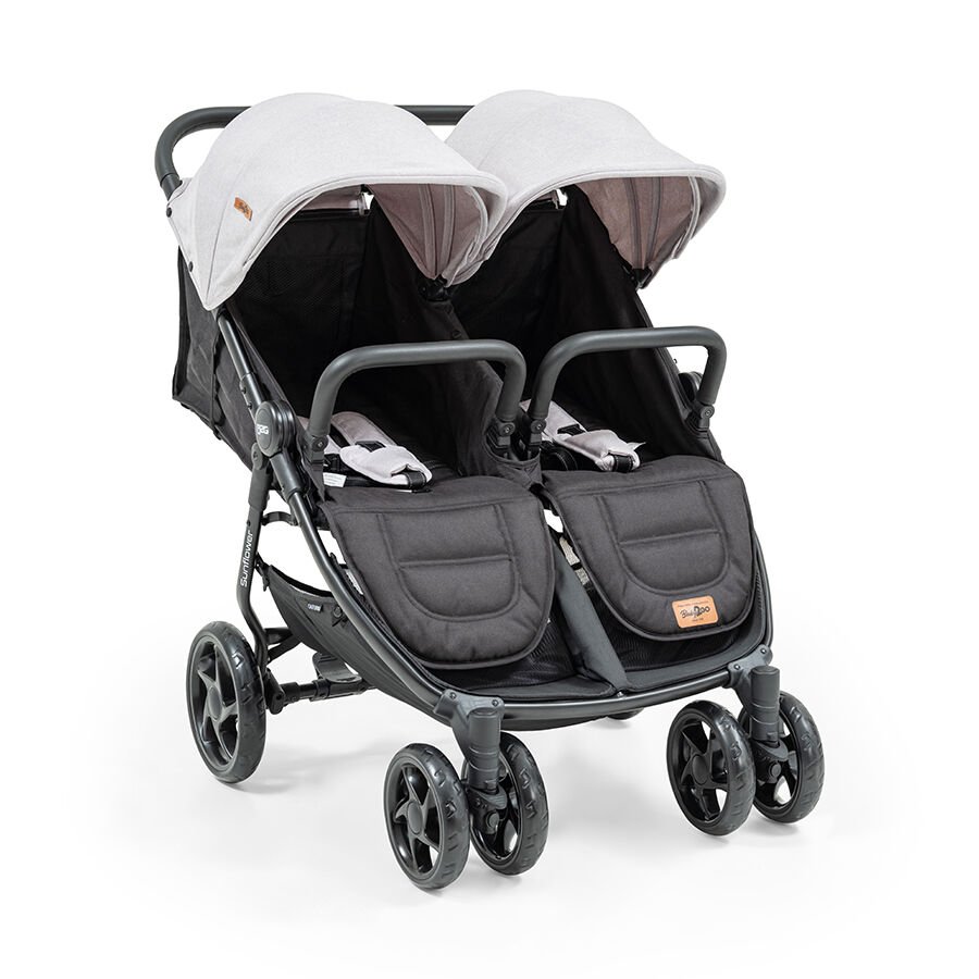 Baby2Go California İkiz Bebek Arabası Gri