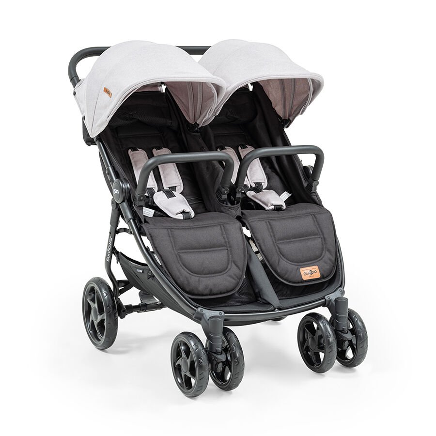 Baby2Go California İkiz Bebek Arabası Gri