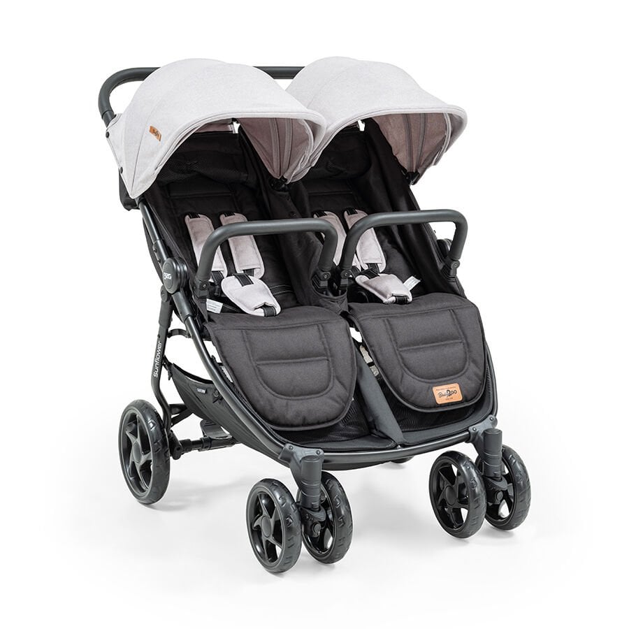 Baby2Go California İkiz Bebek Arabası Gri
