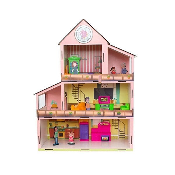 Chiva Benim Evim Ahşap Maket Ev