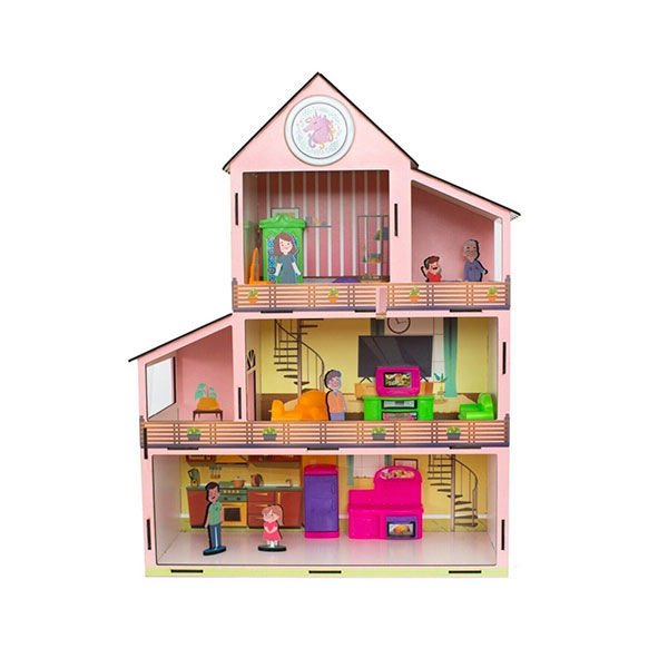 Chiva Benim Evim Ahşap Maket Ev