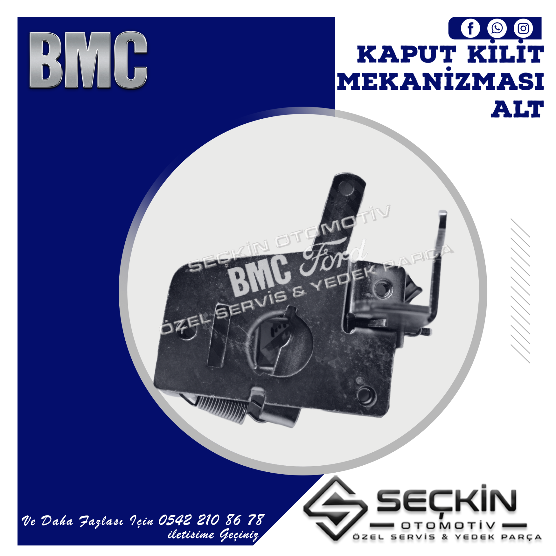 BMC MEGASTAR KAPUT KİLİT MEKANİZMA ALT