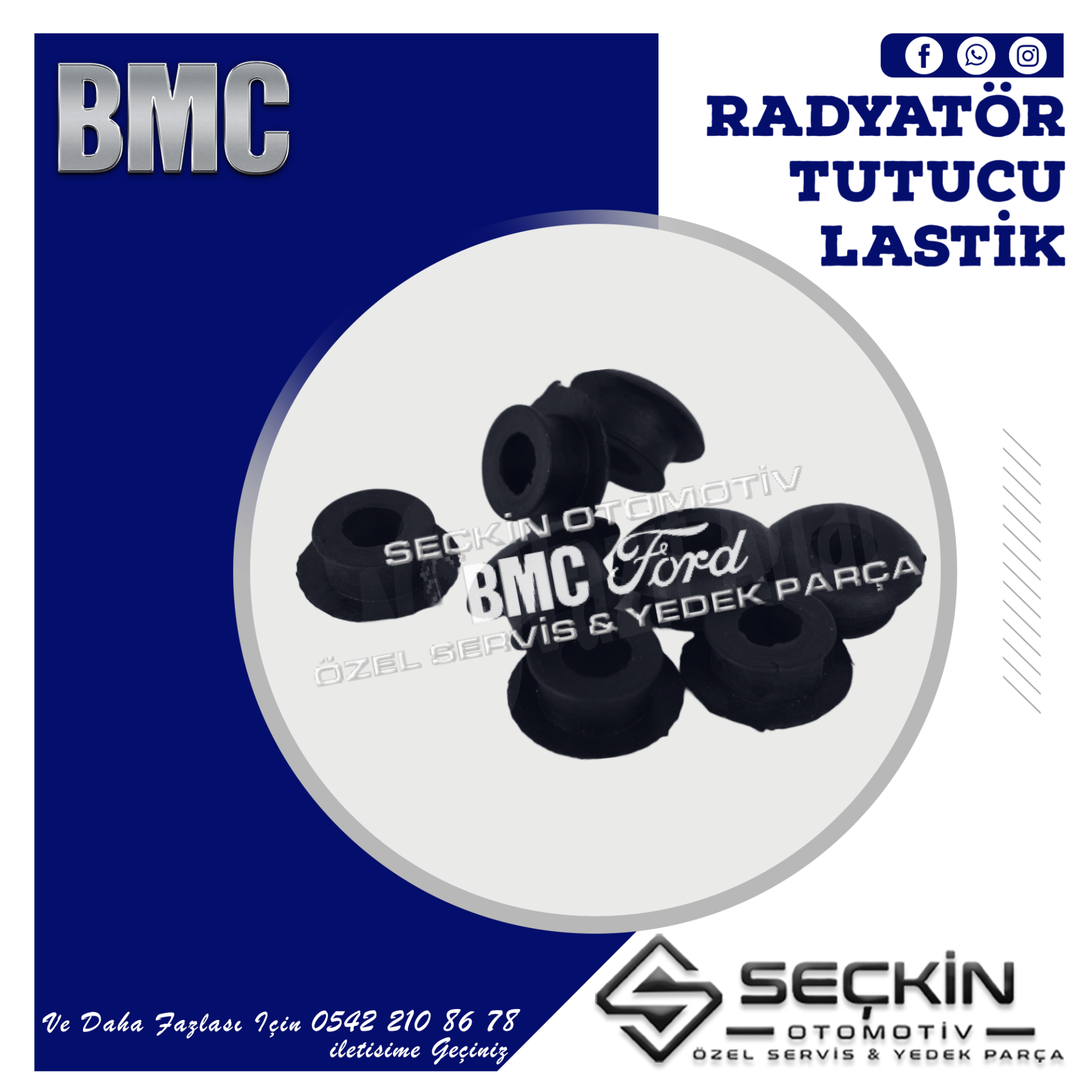 BMC TM 30 RADYATÖR TUTUCU LASTİK