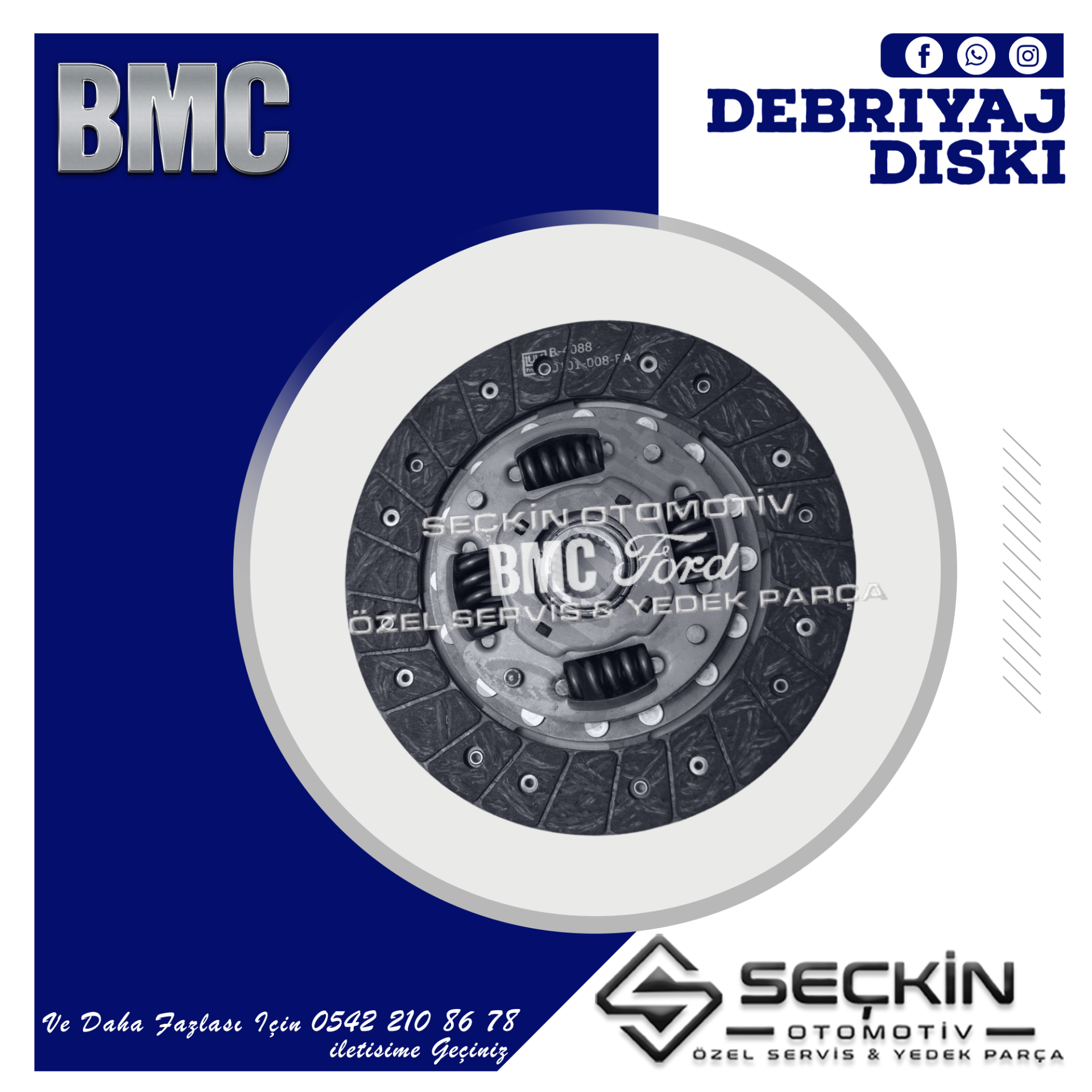 BMC 2.5 NİSSAN, LEVEND TDİ 80 DEBRİYAJ DİSKİ