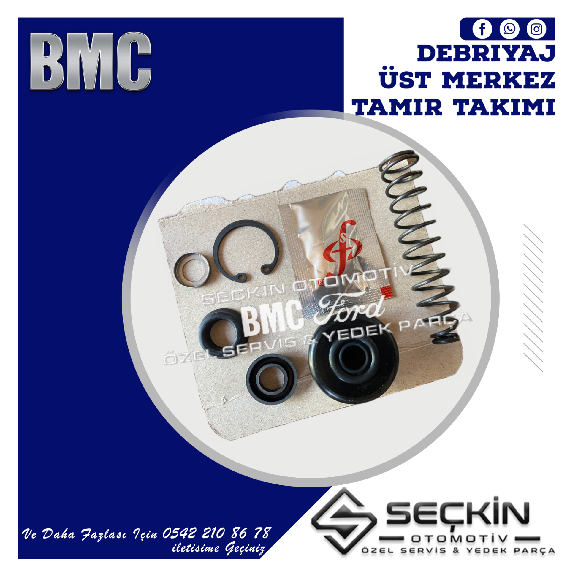 BMC LEVEND DEBRİYAJ ÜST MERKEZ TAMİR TAKIMI ALÜMİNYUM