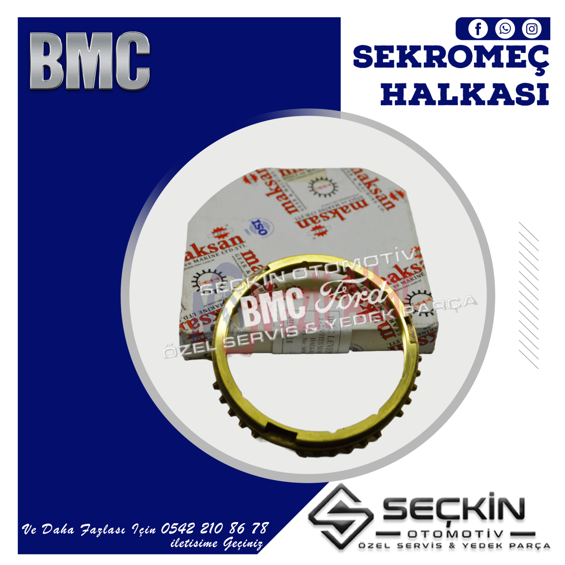 BMC A/15 SEKROMENÇ HALKASI 9P901723 3.VİTES