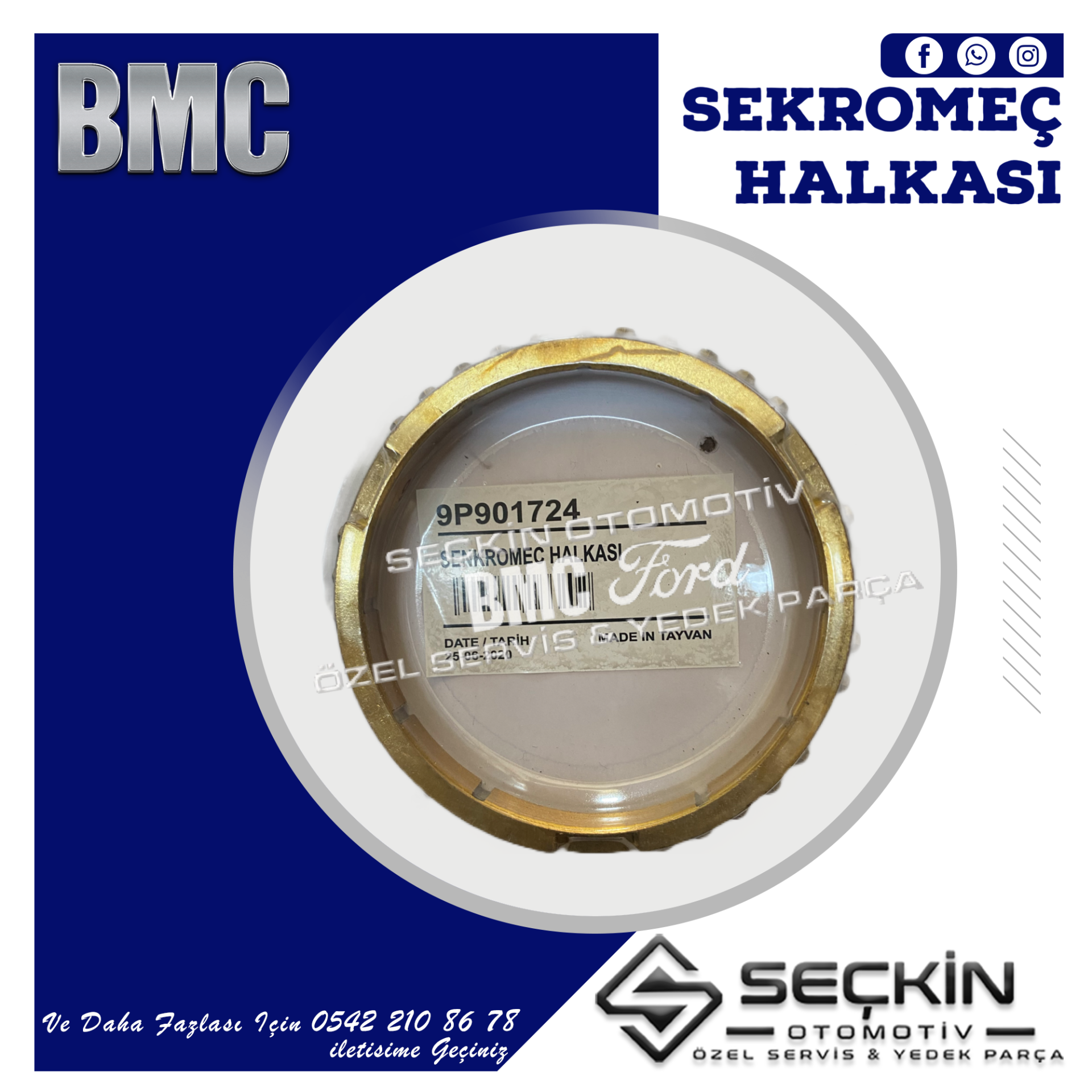 BMC A/15 SEKROMENÇ HALKASI 9P901725 5.VİTES