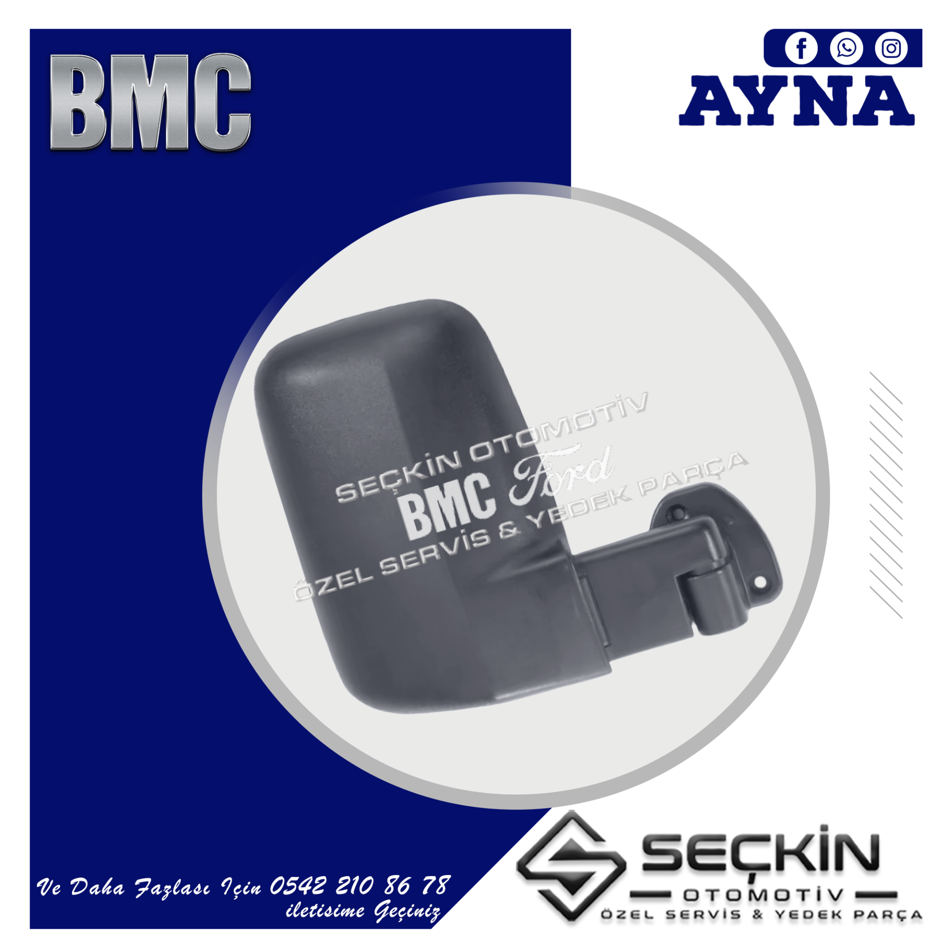 BMC LEVEND 3.0 MDS FC MİNİBÜS AYNA SAĞ