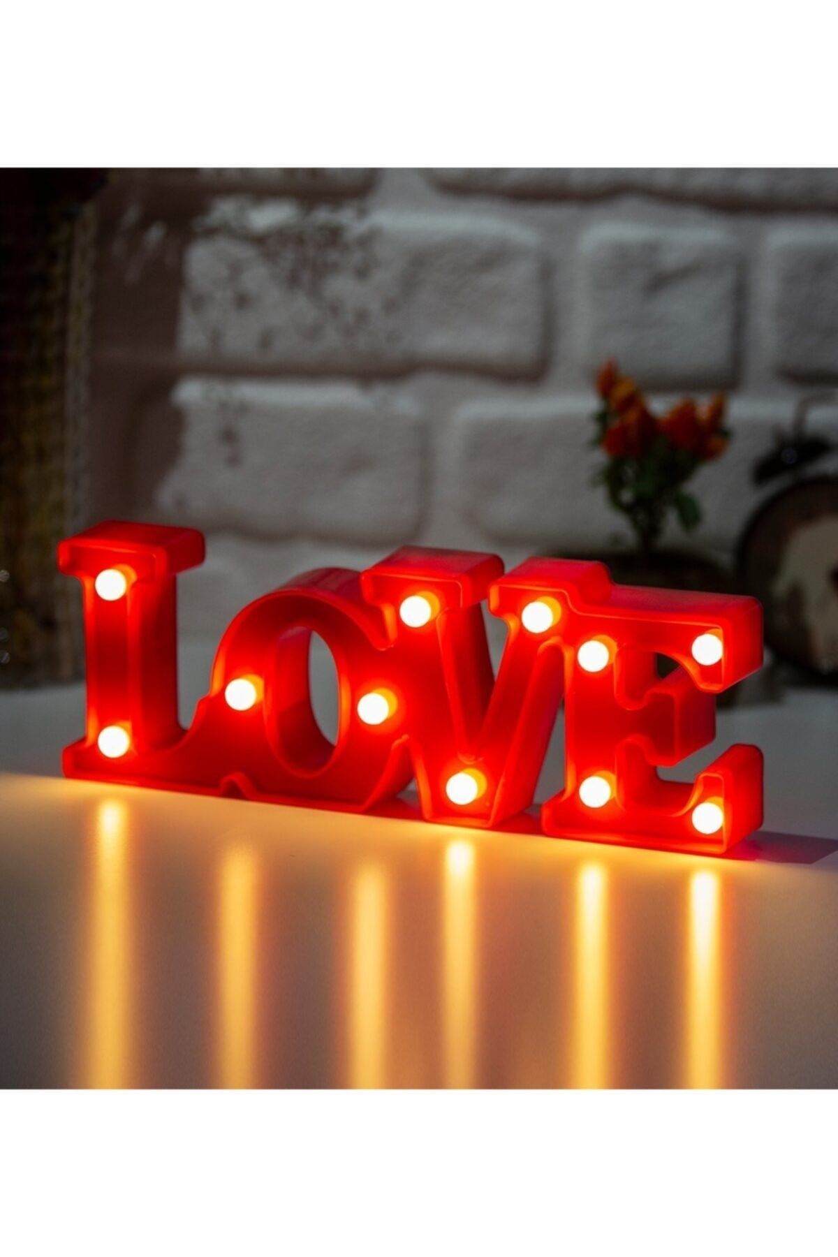 Led Işıklı Love Gece Lambası