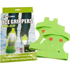 2 Çift Kışlık Ayakkabı Bot Fosforlu Karpatik Kayma Önleyici Buz Kar Zincir Tabanlık 2 Çift