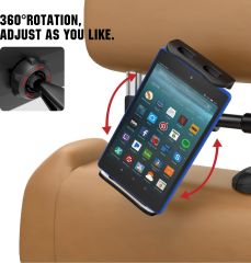 2 Adet Araba Oto Koltuk Arkası Telefon Tablet Tutucu Ayarlanabilir 360 Derece Dönebilen Pratik Stand