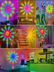 Havai Fişek Şerit Meteor Led App Uygulamalı & Kumandalı Dreamcolor 210+ Multifonksiyon Sese Duyarlı