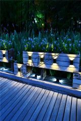 4 Adet Çift Led'li Solar Aplik Lamba Büyük Boy Led Güneş Enerjili Solar Aydınlatma Dekoratif Aplik