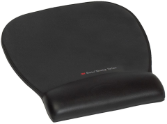 3M MOUSE PAD JEL BİLEK DESTEKLİ SİYAH DERİ MW311LE