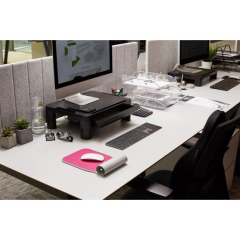 ESCRITO MOUSE PAD BİLEK DESTEKLİ KIGALI GRİ-FUŞYA ESEB100