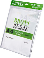 BRONS DEFTER KABI A4 ŞEFFAF 10LU BANTLI BR-460