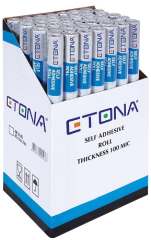 ETONA ASETAT YAPIŞKANLI 45x2 ŞEFFAF 24LÜ 925