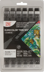 ZIG KURECOLOR TWIN S KC-3000/12B8 12 Lİ COOL GRAY COLORS