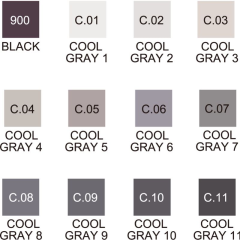 ZIG KURECOLOR TWIN S KC-3000/12B8 12 Lİ COOL GRAY COLORS