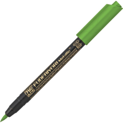 ZIG FUDEBIYORI BRUSH METALLIC CBK-55MT 128 LT.GREEN