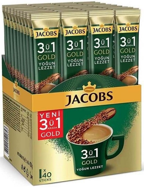 JACOBS KAHVE 3 Ü 1 ARADA YOĞUN LEZZET 18GR X 40 ADET 8053148