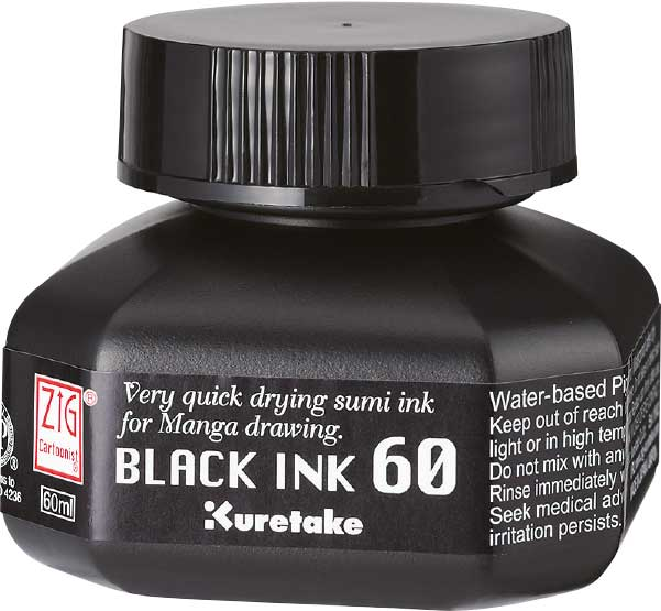 ZIG MANGAKA MÜREKKEP SİYAH 60ML CNCE-104-6