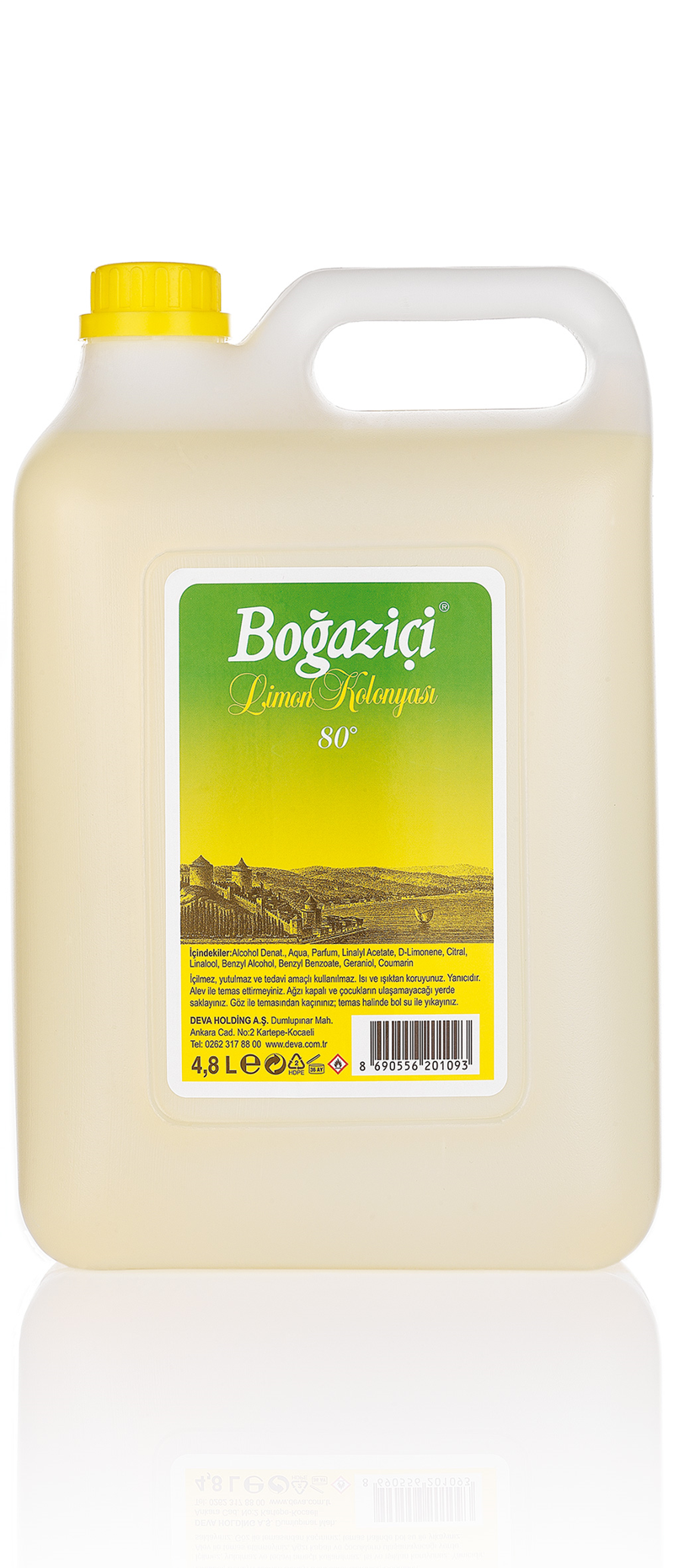 BOĞAZİÇİ KOLONYA 4800 ML BİDON