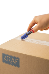 KRAF PERMANENT MARKÖR KESİK UC 230 MAVİ