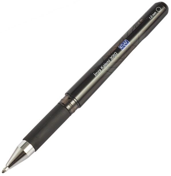 KRAF İMZA KALEM 1.0 mm SİYAH 305G