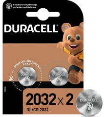 DURACELL PİL DÜĞME 3V 2 Lİ 2032