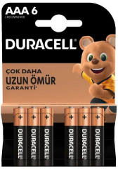 DURACELL PİL 6 LI AAA İNCE KALEM