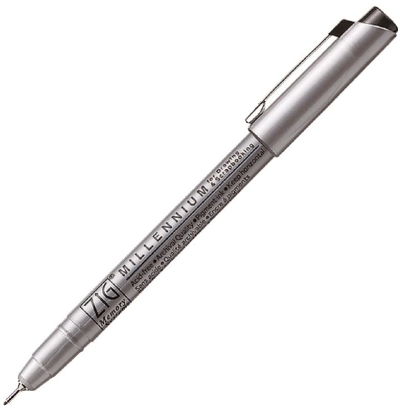 ZIG ÇİZİM KALEMİ MILLENIUM MS-05 0.45MM SİYAH
