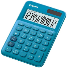 CASIO HESAP MAKİNESİ MASAÜSTÜ MS-20UC-BU 12 HANE