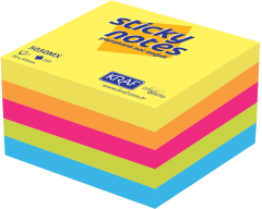 KRAF YAPIŞKANLI NOT KAĞIDI KÜP 50X50 250YP MIXED 5050MX