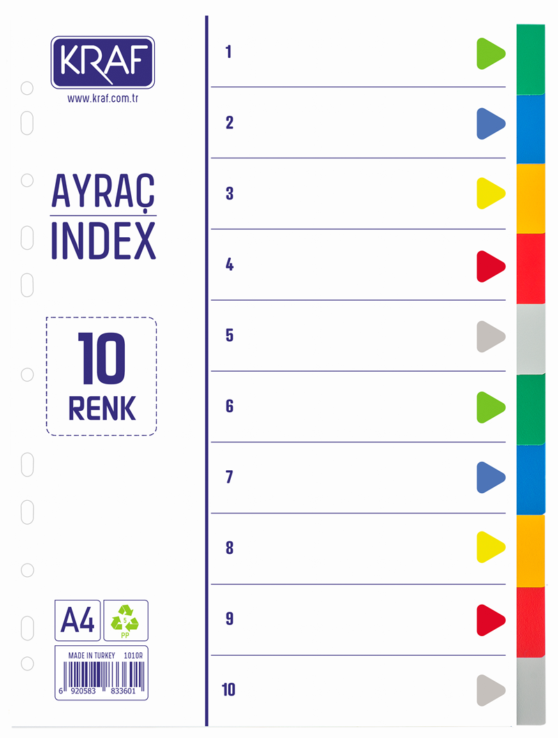 KRAF SEPARATÖR 1010R 10 RENK