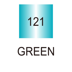 ZIG CLEAN COLOR DOT METALİK TC-8100 121 GREEN