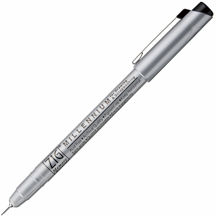 ZIG ÇİZİM KALEMİ MILLENIUM MS-01 0.25MM SİYAH