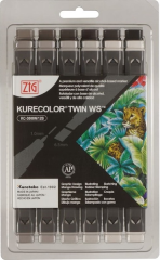 ZIG KURECOLOR TWIN S KC-3000/12B9 12 Lİ WARM GRAY COLOR