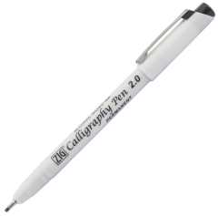ZIG KALİGRAFİ KALEMİ PERMANENT 2,0MM PCA-210 SİYAH